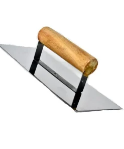Alternative view of 5 x11 Inch Steel Hand Trowel with Wooden Handle For Plastering