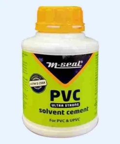 100ml PVC Ultra Strong Solvent Cement M-Seal Brand to Seal Pipe Fitting Bonds
