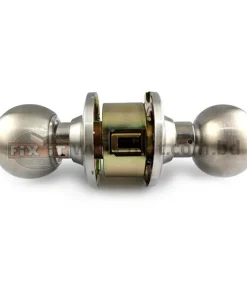 Alternative view of Stainless Steel Color Door Round Lock Ez Set Saintly Brand