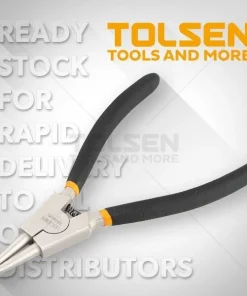 Alternative view of External Circlip Pliers, Bent  180mm,7 Inch Tolsen Brand 10092