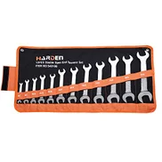 12pcs Double Open-end Spanner Set for loosening and tightening fasteners such as nuts and bolts Harden 540108