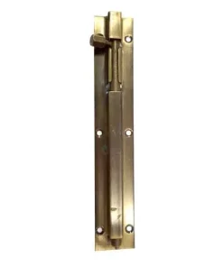 Alternative view of 6 inch Antique Brass Color Tower Bolt