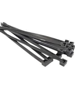Alternative view of 12 Inch 100 Pcs Packet Black Color Cable Tie