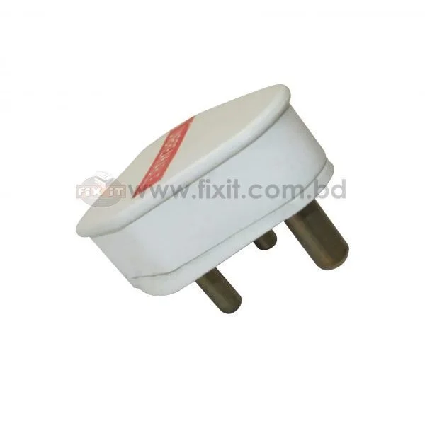 5 Ampere 3 Round Pin Plug