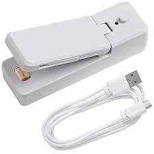 Portable Bag Sealer USB CHARGEABLE 2 in 1 Heat Seal and Cutter