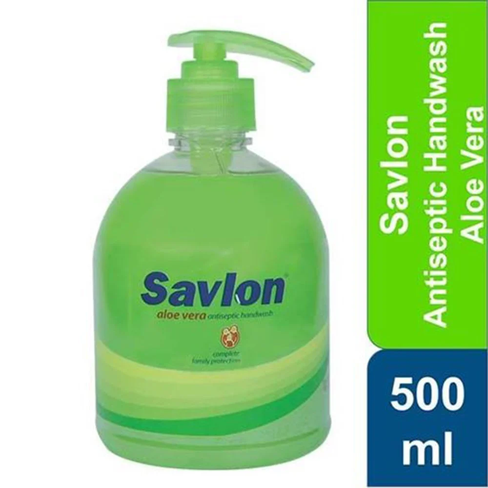 Savlon Handwash Liquid, Aloe Vera, 500ml - Image 2
