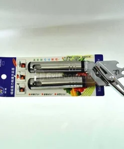 Stainless Steel Heavy Duty Can Opener with Dual Bottle Opener