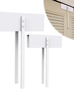 Alternative view of 2pcs Bifold Door Lock Folding Door Lock Child Pets Safety Locks Protection for Closets Cabinets Pantry