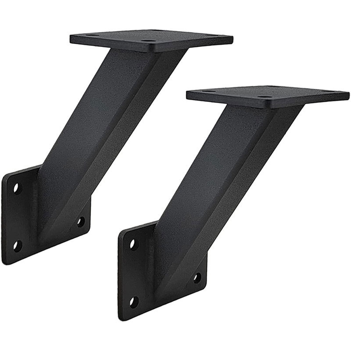 2pcs Wall Mounted Handrail Bracket Heavy Duty Steel Stair Railing Bracket Stairway Handrail Shelf Support Bracket FY-AG - Image 5