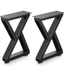 Alternative view of 2pcs X-Shape Metal Table Support Legs Heavy Duty 30cm Furniture Legs Metal Table Leg for Coffee Table FY-JN