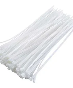6 Inch 100 Pcs White Color Cable Tie