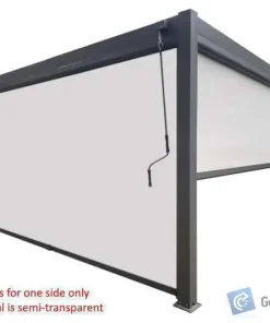 Alternative view of Pergola – Blind, Premium – Grey – 295(W)cm
