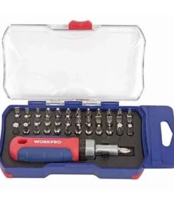 38PC Ratcheting Screwdriver Set Workpro Brand W021182