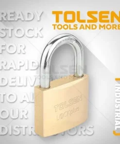Alternative view of 40mm 3keys Heavy Duty Brass Padlock Tolsen Brand 55114