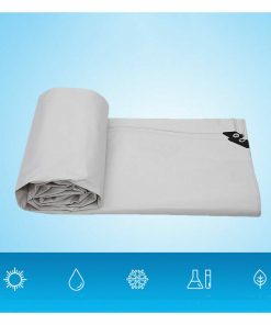 PVC Tarpaulin Tarp Canvas Tarps Heavy Duty Waterproof Outdoor Rain Cover 4*4m W