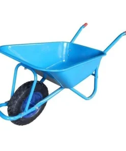 Steel Metal Wheelbarrow for Heavy Duty Garden & Construction Site Lifting