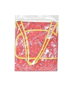 Red Color Flower Design Kitchen Apron