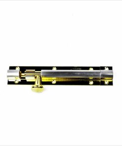 Elevate Security and Style with the Welseone 6-Inch Brass/Gold Plated Tower Bolt