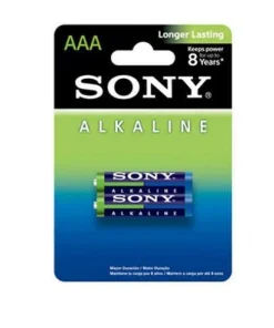 2 Pcs 1.5 Volts AAA Size Alkaline Battery Sony Brand LR03-2