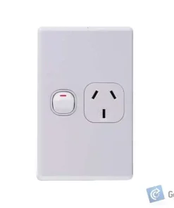 Power Point – Single – Vertical – Slimline – 15A