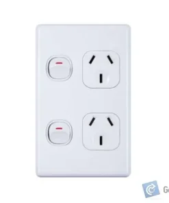 Power Point – Double – Vertical – 10A – 10 Box