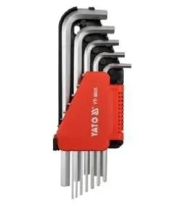 Alternative view of 1.5-19.0 mm 13 Pcs Hex key Set Yato Brand YT-58208