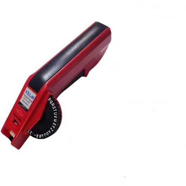 E-505 9.5 & 12.7mm Red Color Tape Writer Motex Brand Write directly on Tape and Label Everything - Image 2