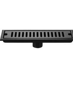 Shower Floor Drain Linear Shower Drain with Removable Capsule Pattern Grate Center Drain or Offset Drain Stainless Steel Bathroom Linear Drain