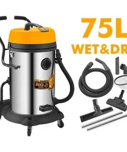 Alternative view of 2400W 75 Liter Industrial Vacuum Cleaner Ingco Brand VC24751
