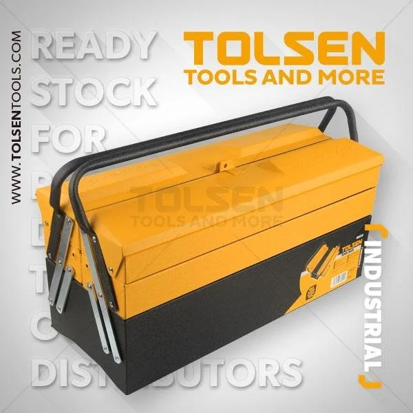 495x200x290mm Tool Box Tolsen Brand 80212 - Image 2