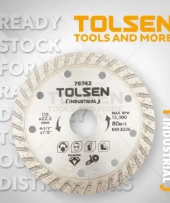 100×16.0mm 4 Inchx5/8 Diamond Cutting Blade Tolsen Brand 76740