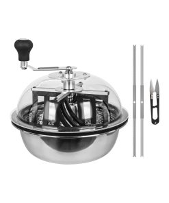 Alternative view of Bud Leaf Bowl Trimmer Rotary Sprout Cutting Machine Spin Cut Clear Visibility Dome for Hydroponic Plant CR-NV
