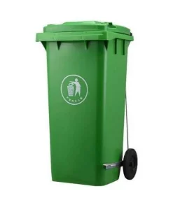 Alternative view of 240 Liter Green Color Heavy Duty Industrial Dustbin for Household & Industrial Use
