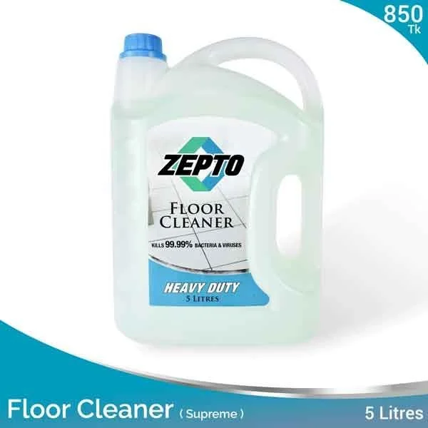 Floor Cleaner Heavy Duty 5L Pine Scented Zepto Brand with Heavy Disinfectant Action (Supreme)