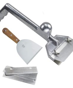 Grill Scraper Grill Cleaner Grill Accessories with 4 Replacement Blades Heavy Duty for Griddles Outdoor Grill CR-JL