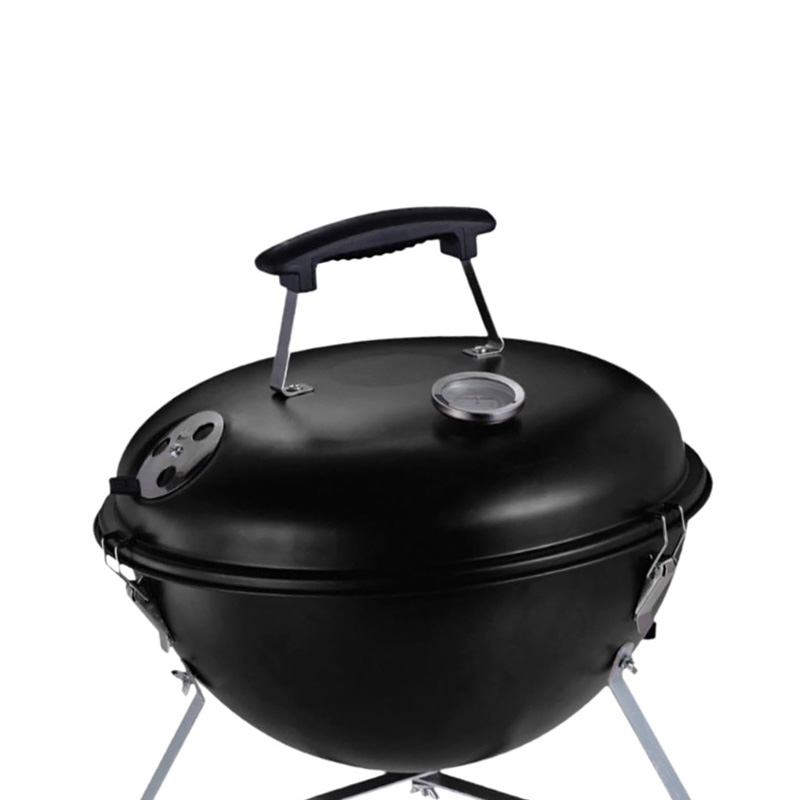 Kettle Portable Charcoal Grill Charcoal BBQ Stove 14 Inch Charcoal BBQ Grill with Thermometer for Camping Garden Patio FY-JL - Image 7