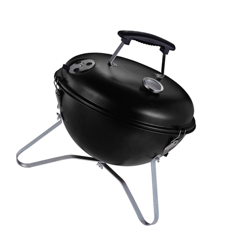 Kettle Portable Charcoal Grill Charcoal BBQ Stove 14 Inch Charcoal BBQ Grill with Thermometer for Camping Garden Patio FY-JL - Image 9