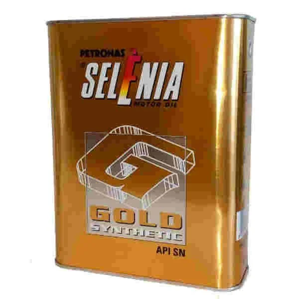 1 Liter Motor Oil Petronas Selenia Gold Brand Synthetic API SN