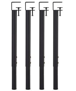 4pcs Table Clamp Legs Adjustable Height No Punching Furniture Table Legs F-Shape Dining Desk Legs DIY RS-MC