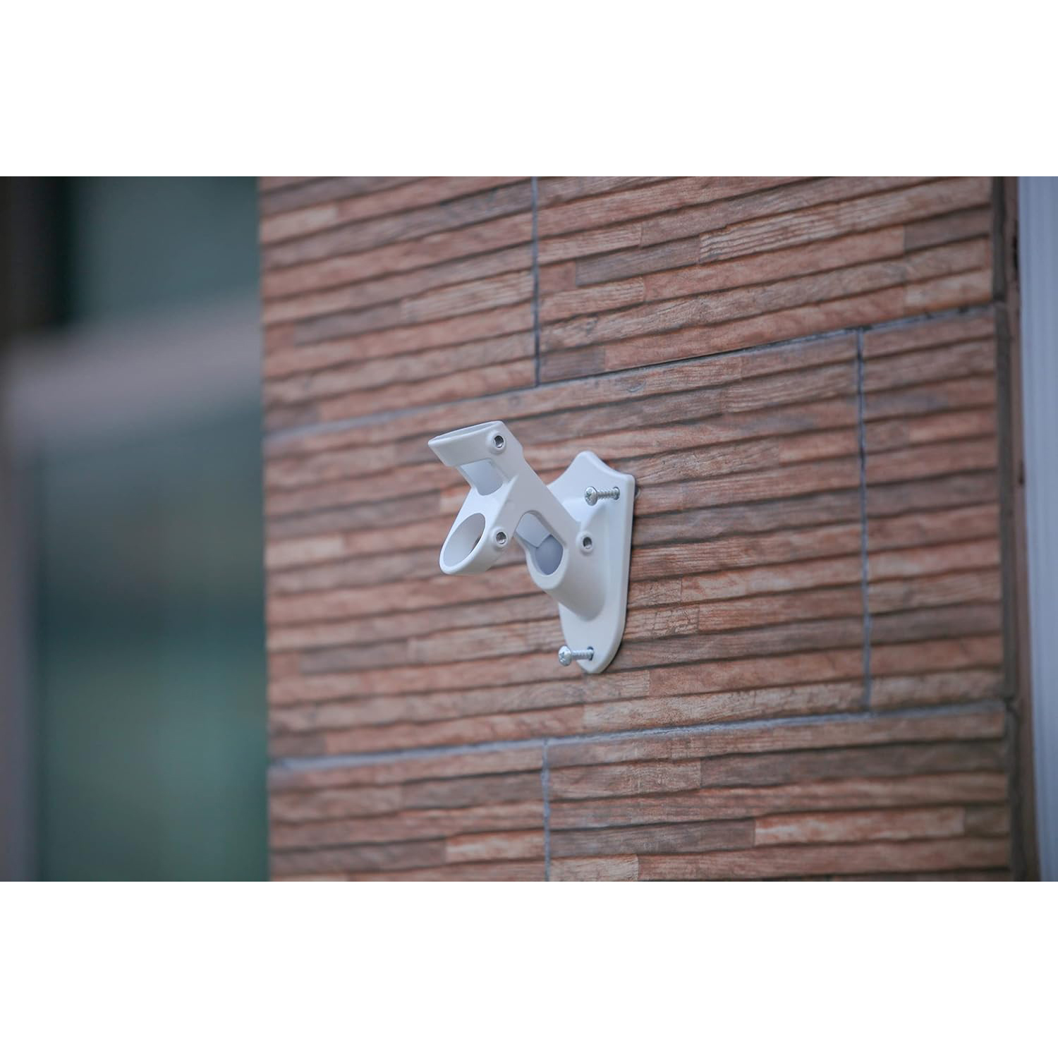 Wall Mount Flag Pole Holder with 3 Fixing Clamps 2 Position for 1Inch Inner Dia Pole CR-JN - Image 6