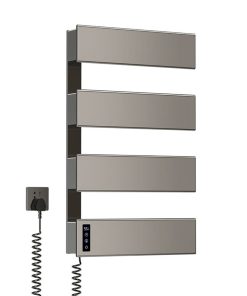 Alternative view of Wall-Mounted Electric Heated Towel Rack 1-4 Bars Carbon Fiber Dry Heating Electric Towel Warmer FY-DC
