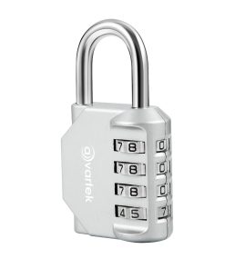 AVARTEK – All Weather Aluminium Combination Silver Padlock 30mm