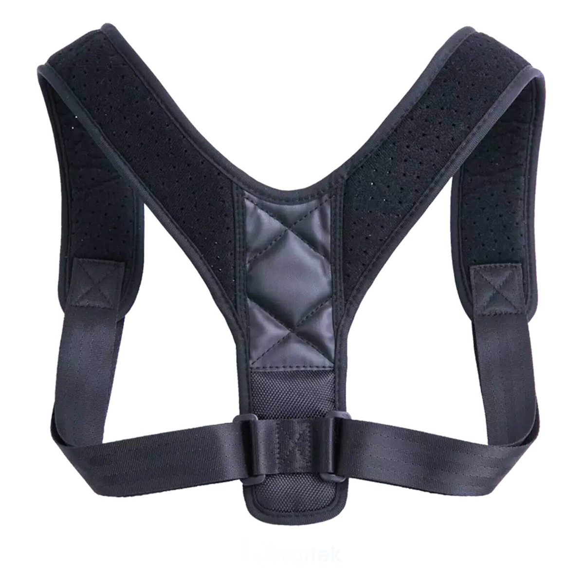 AVARTEK Adjustable Posture Corrector Back Shoulder Belt Lumbar Spine Support Body Brace Strap