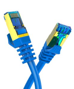 7.5m CAT8 High Speed Shielded Ethernet Cable 2000MHz 40Gbps RJ45 – Blue