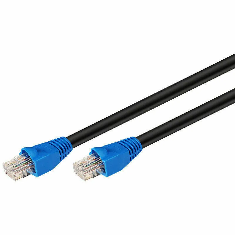 30m CAT6 High Speed Ethernet Cable – Black - Image 2