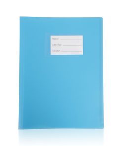 AVARTEK A4 Display Book, 100 Pockets, Blue