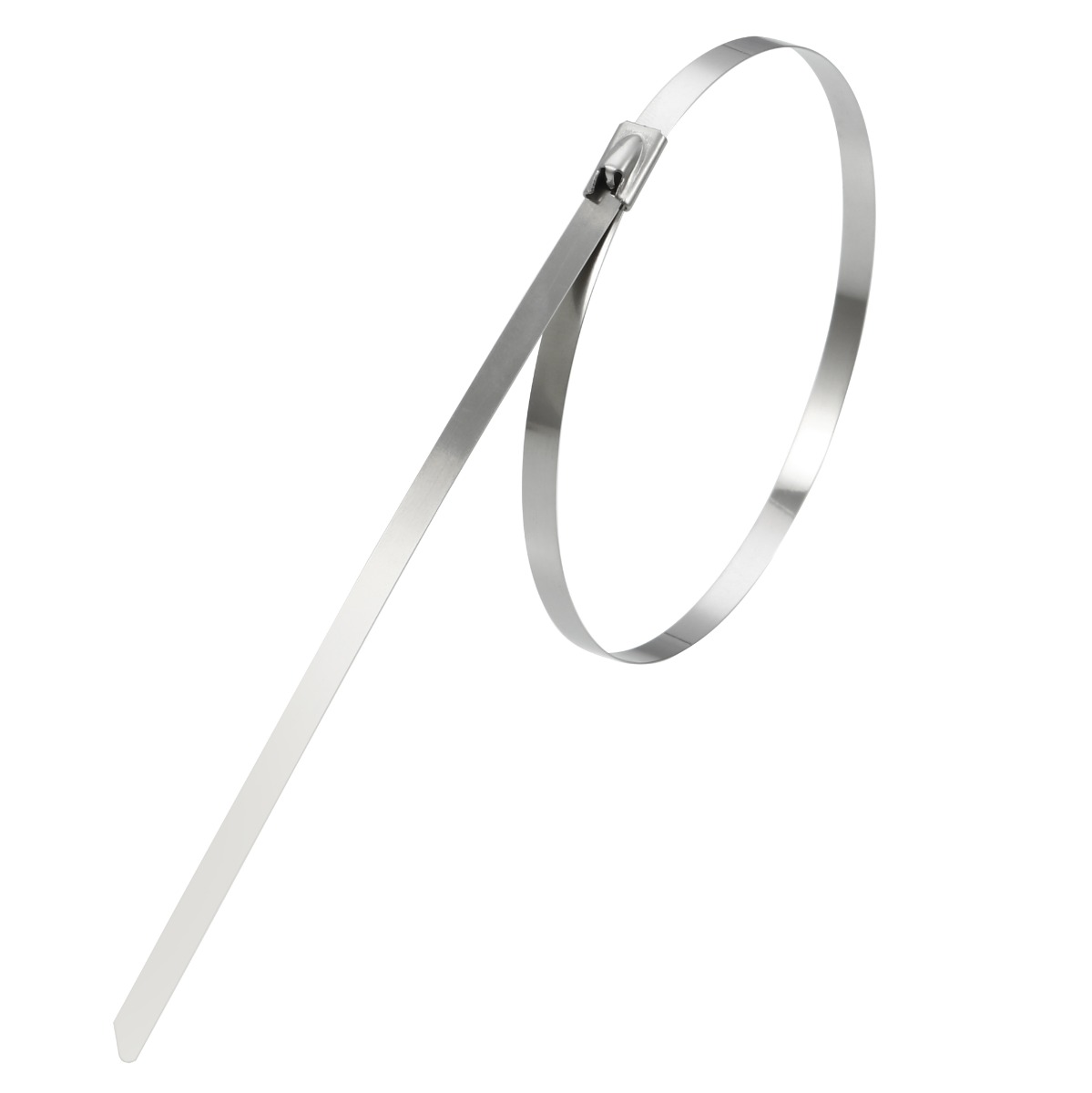 4.6mm x 400mm Stainless Steel Silver Cable Ties – Pack of 100 - Image 3